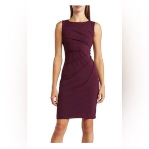 Beautiful Calvin Klein purple starburst sheath dress